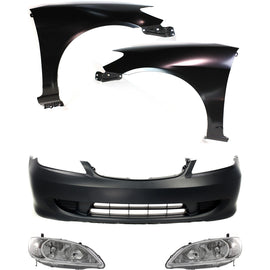 2004-2005 Honda Civic Bumper Cover (33101S5AA51)