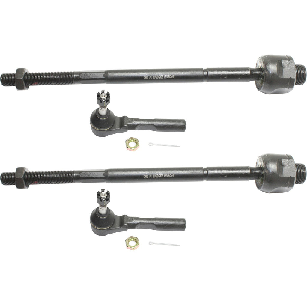 2004-2007 Chevrolet & GMC Tie Rod End Set of 4 - Front