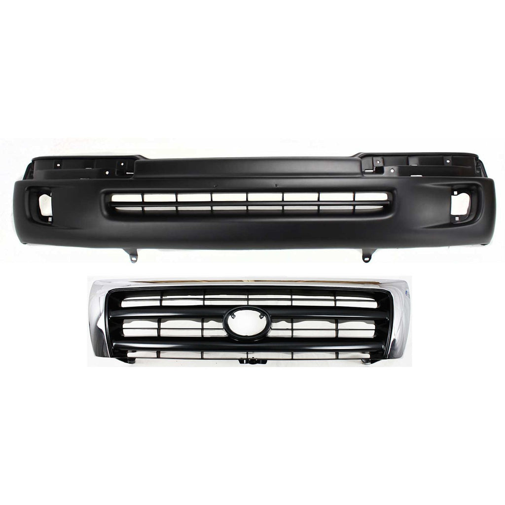 1998-2000 Toyota Tacoma Bumper Cover - Front, 4WD (5391104090PFM)