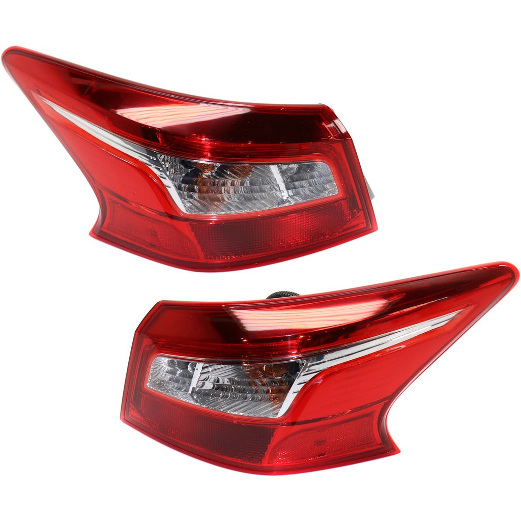 2016-2019 Nissan Sentra Tail Lights - Left & Right, Outer, Assembly (265503YU0A)