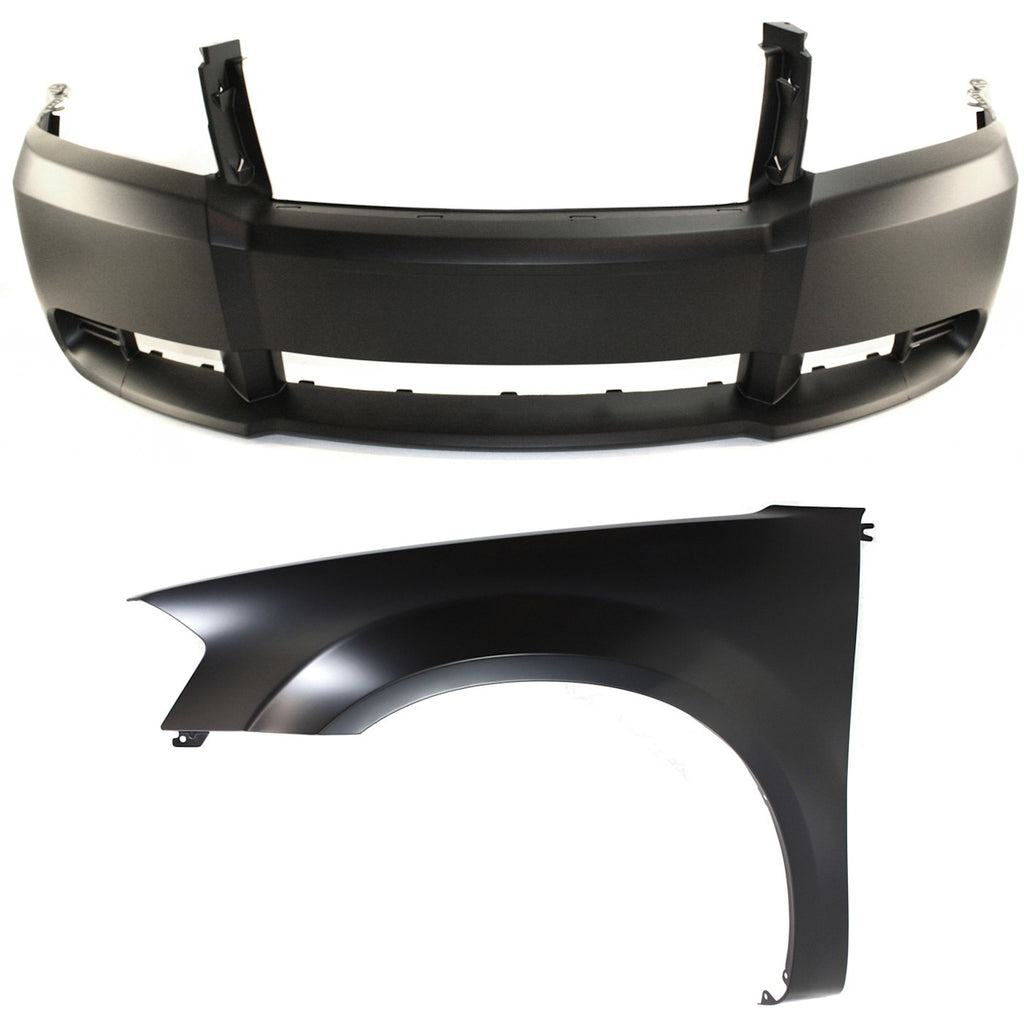 2008-2010 Dodge Avenger Bumper - Front, Driver Side (68004703AA)