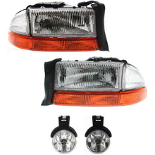 Load image into Gallery viewer, 1997-2000 Dodge Dakota &amp; Durango Headlights - Driver &amp; Passenger Side (55055110AI)