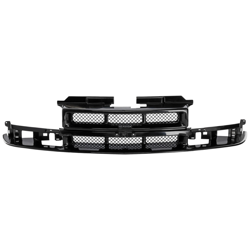 1998-2005 Chevrolet Blazer & S10 Grille - Black, Assembly (12472710)