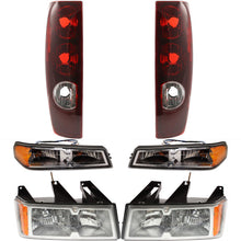 Load image into Gallery viewer, 2005-2008 Chevrolet Colorado Headlights - Left &amp; Right, w/ Bulbs (19209126)