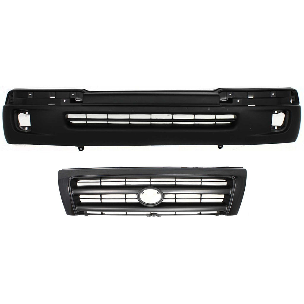 1998-2000 Toyota Tacoma Bumper Cover - Front, 4WD (5391104090)