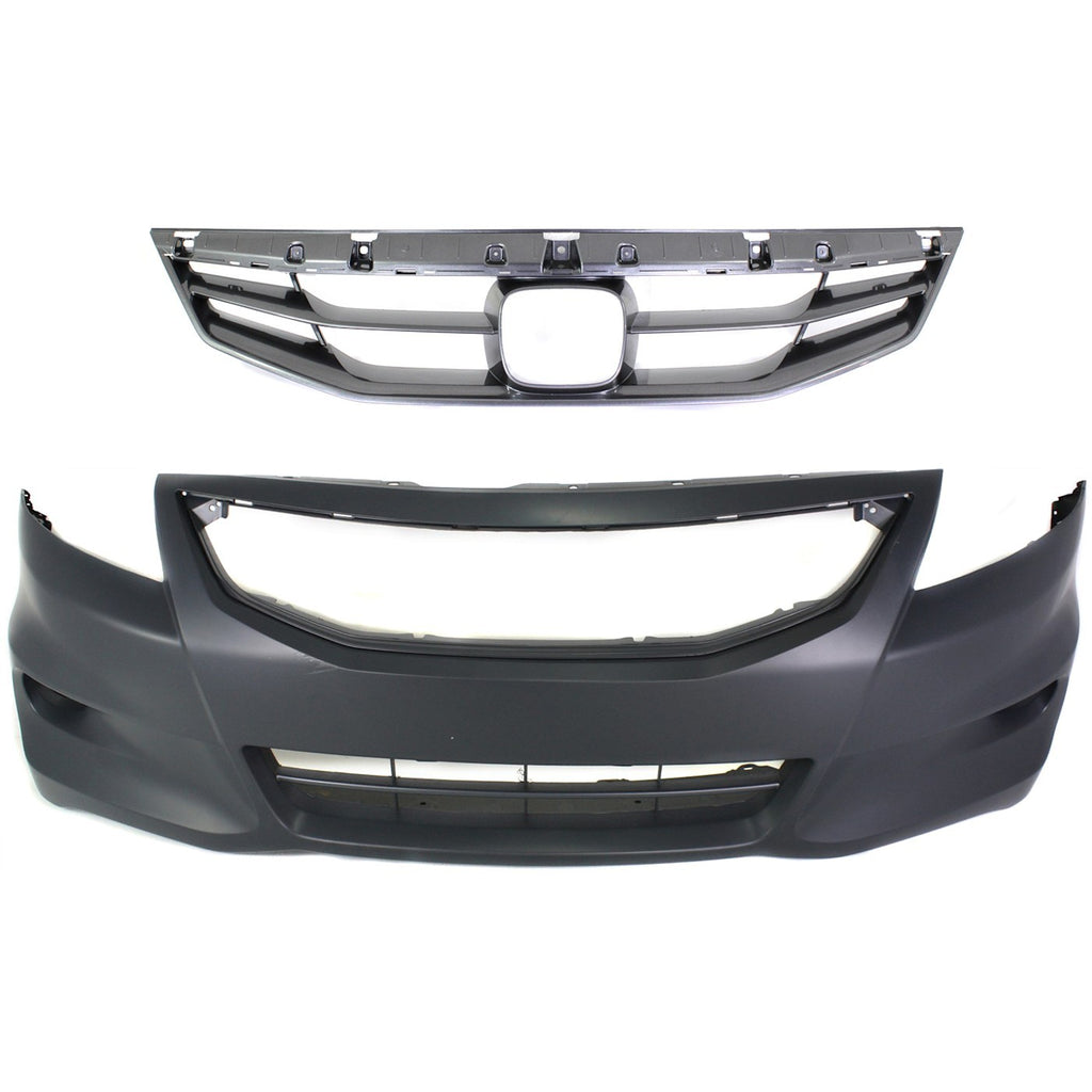 2011-2012 Honda Accord Bumper Cover - Front, Coupe (04711TE0A80ZZ)