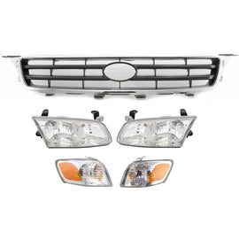 2000-2001 Toyota Camry Grilles - Halogen, Left & Right (81110AA020)