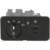 Headlight Switch For 2002-2004 Ford F-250 Super Duty Black Rectangular Shape