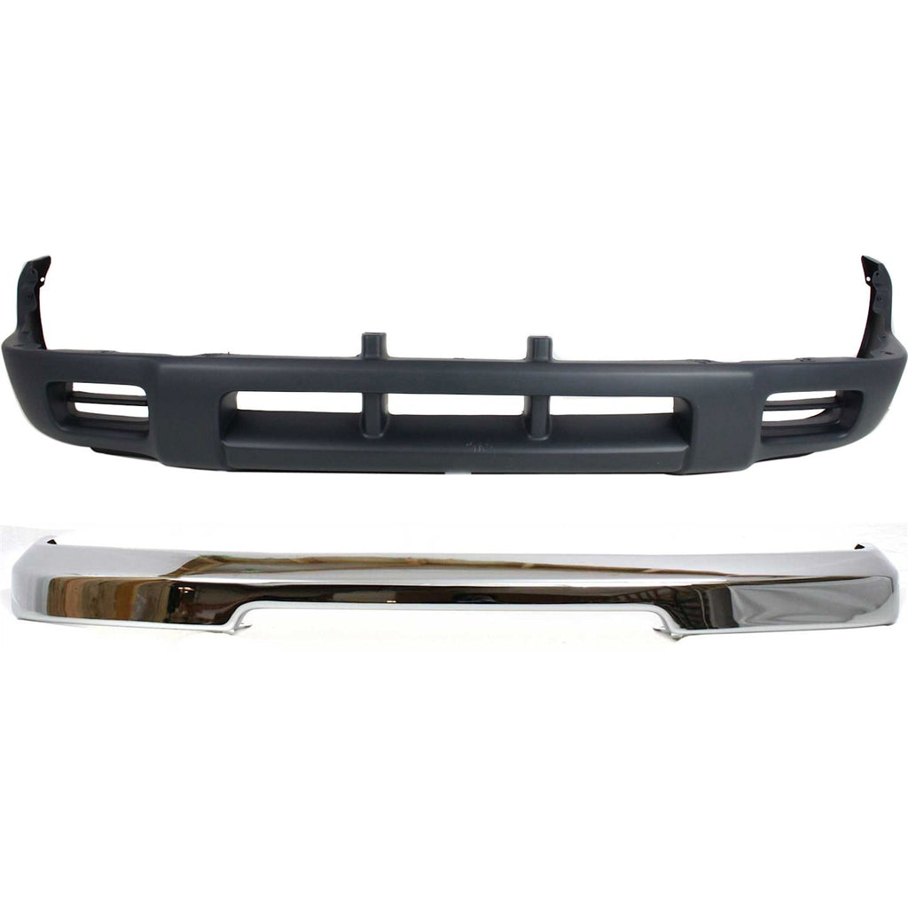 1998-2001 Nissan Frontier & Xterra Bumper - Front (620149Z220)
