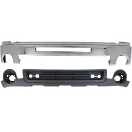 2007-2010 GMC Sierra 2500 HD & Sierra 3500 HD Bumper - Front, Chrome (15902856)