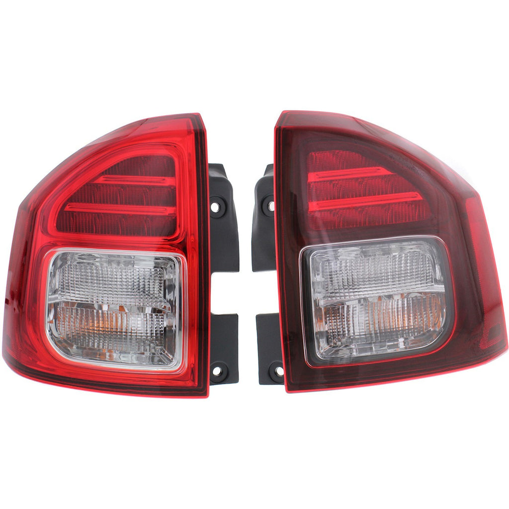 2014-2017 Jeep Compass Tail Lights - Driver & Passenger Side (5272908AB)