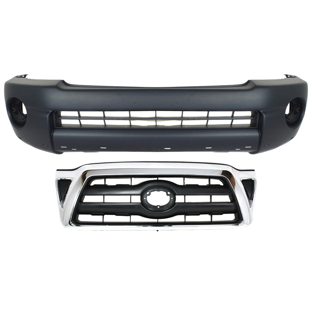 2005-2008 Toyota Tacoma Bumper Covers - Front, Textured (5211904040)