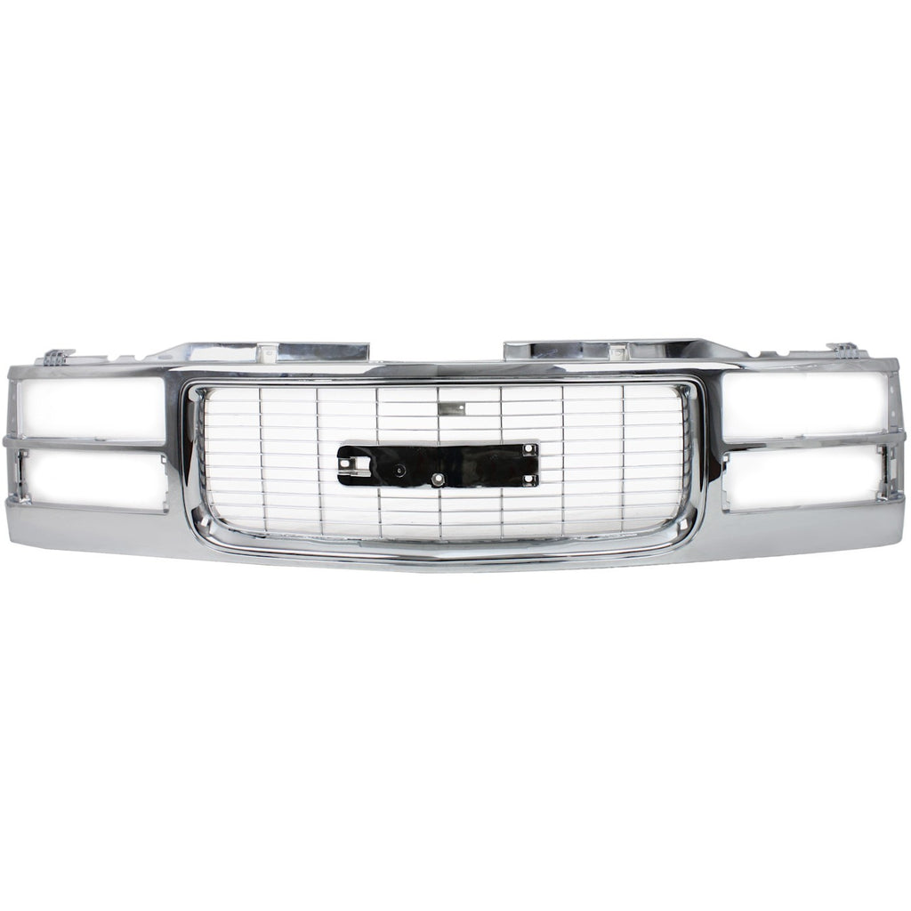 1994-2000 GMC Grille - Chrome, Assembly (12388709PFM)