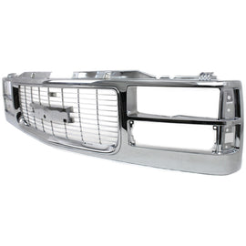 1994-2000 GMC Grille - Chrome, Assembly (12388709PFM)