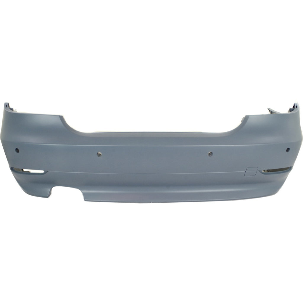 2004-2007 BMW 5 Series Bumper Cover - Rear, Primed, Sedan (51127077940)