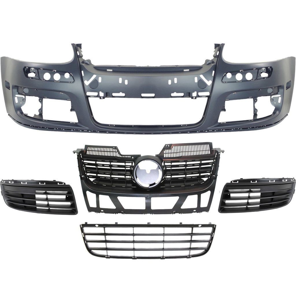 2005-2010 Volkswagen Jetta Bumper Cover - Front (1K0807217AGRU)
