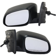 Load image into Gallery viewer, Kool Vue 2016 Chevrolet Spark Manual Mirrors - Driver &amp; Passenger Side, Textured Black (94781623PFM)