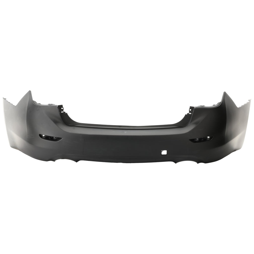 2014-2017 Infiniti Q50 Bumper Cover - Rear, Primed, CAPA Certified (850224GA0H)