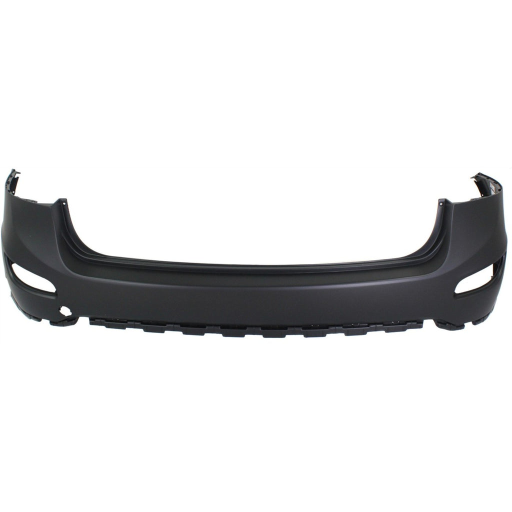 2010-2012 Hyundai Santa Fe Bumper Cover - Rear, Primed, CAPA Certified (866110W700)
