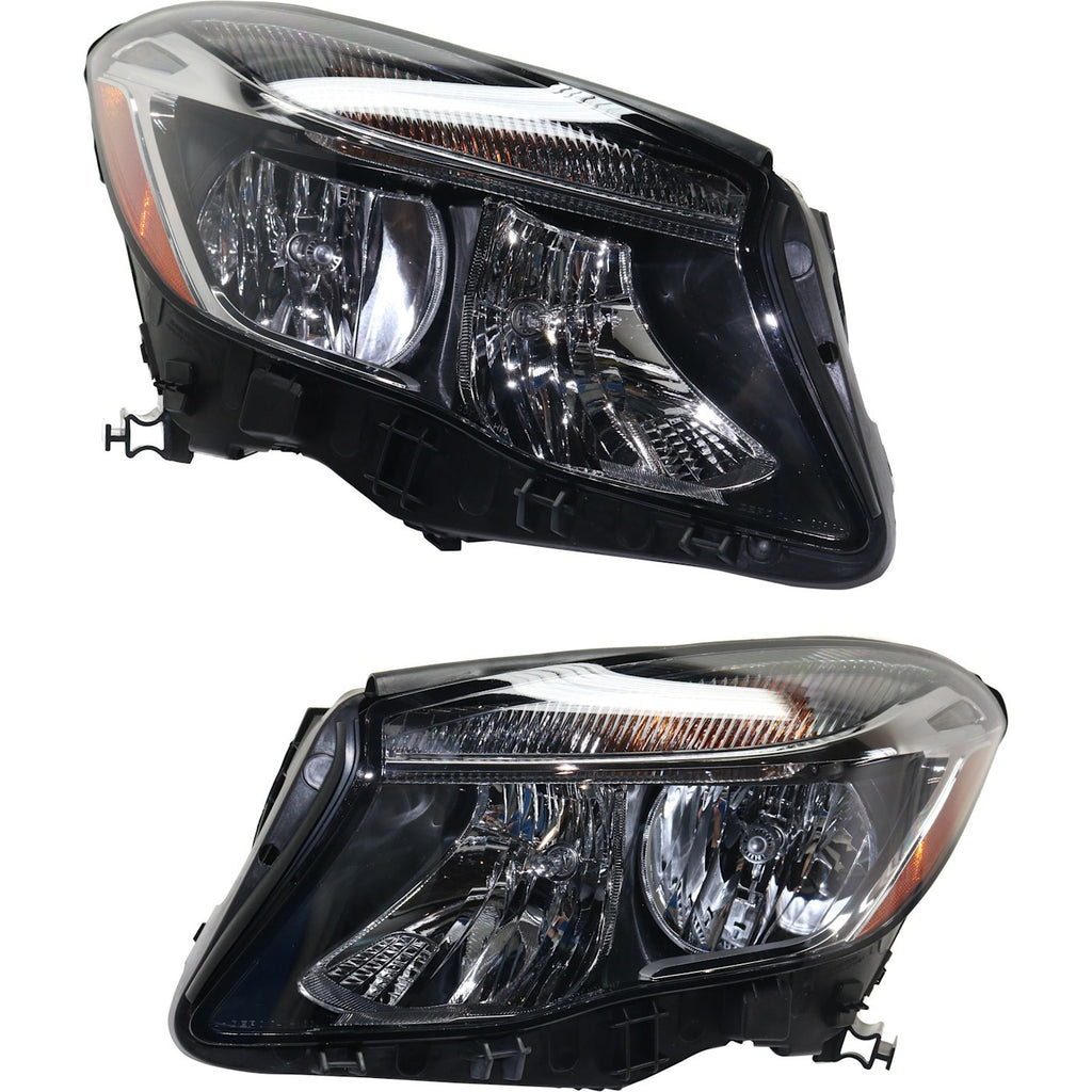 2015-2020 Mercedes-Benz GLA250 & GLA45 AMG Headlights - Halogen, Left & Right, CAPA Certified (1569062900)