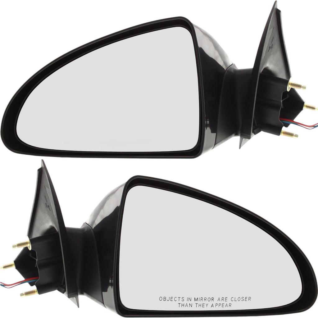 Kool Vue 2005-2010 Pontiac G6 Power Mirrors - Left & Right, Paintable, Manual Folding (20833062)