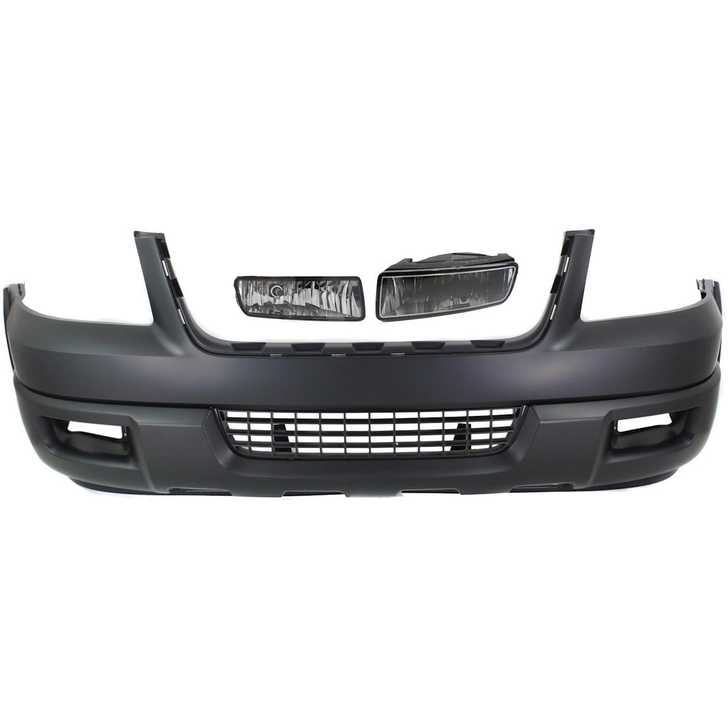 2004-2006 Ford Expedition Bumper Cover - Front, Primed (4L1Z17D957HAA)