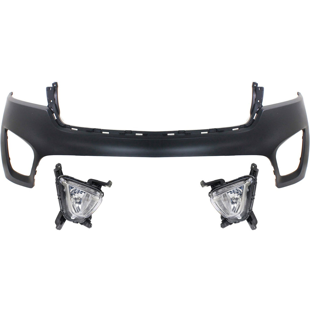 2016-2018 Kia Sorento Bumper Cover - Front, CAPA Certified (86511C6000)