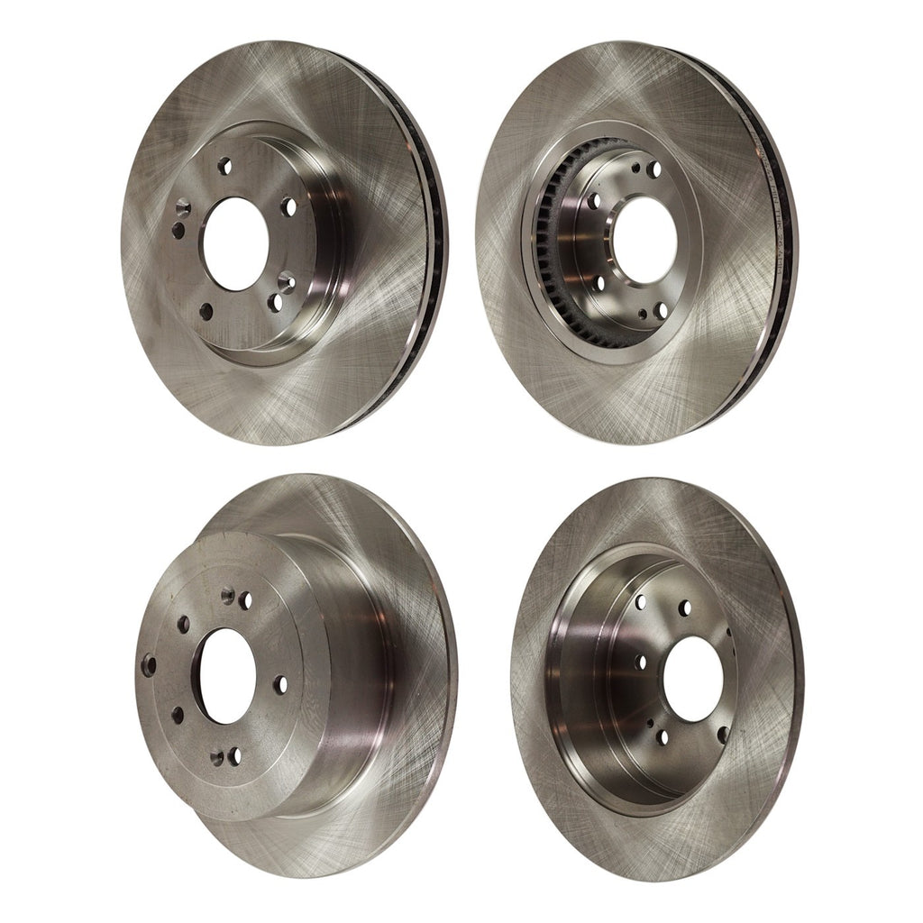 2007-2009 Hyundai Santa Fe Front and Rear Disc Brake Rotors