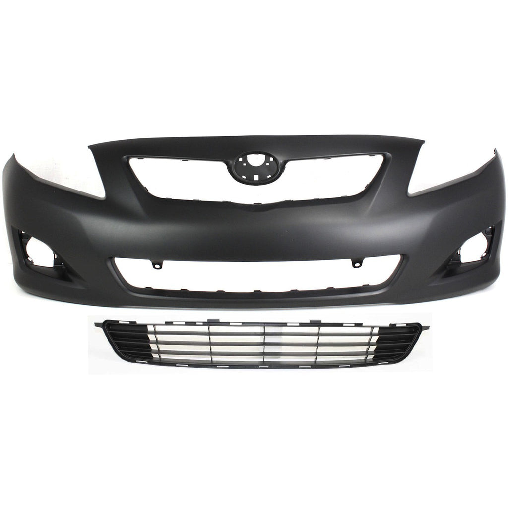 2009-2010 Toyota Corolla Bumper Cover - Front, CAPA Certified (5211902990)