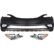 Load image into Gallery viewer, 2011-2013 Hyundai Sonata Bumper - Front, Chrome (921023Q100)