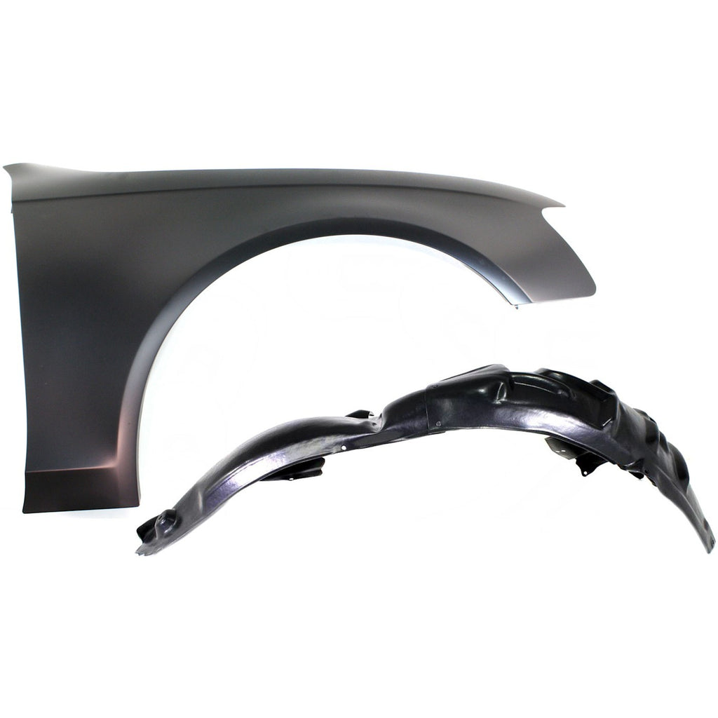 2009-2012 Audi A4, A4 Quattro & S4 Fender - Front, Passenger Side, Primed (8K0821106A)