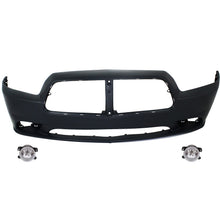 Load image into Gallery viewer, 2011-2014 Dodge Charger Bumper Cover - Front, CAPA Certified (5182026AAPFM)