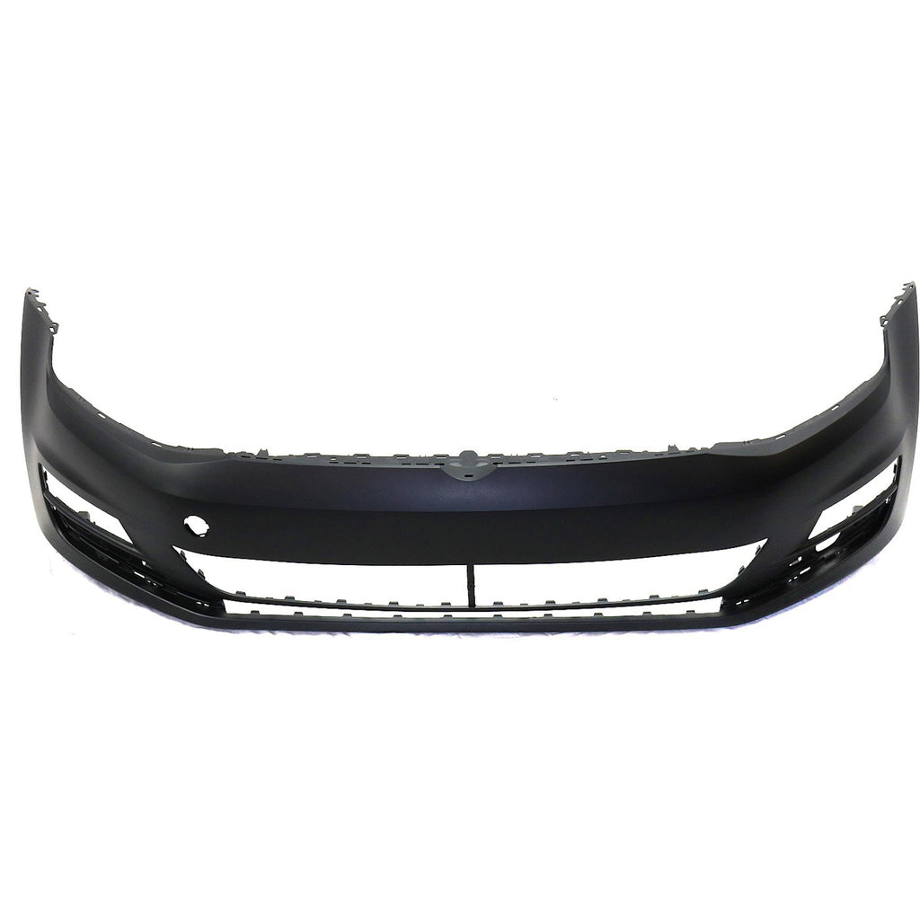 2015-2017 Volkswagen Golf & Golf SportWagen Bumper Cover - Front, Primed, CAPA Certified (5GM807217GRU)
