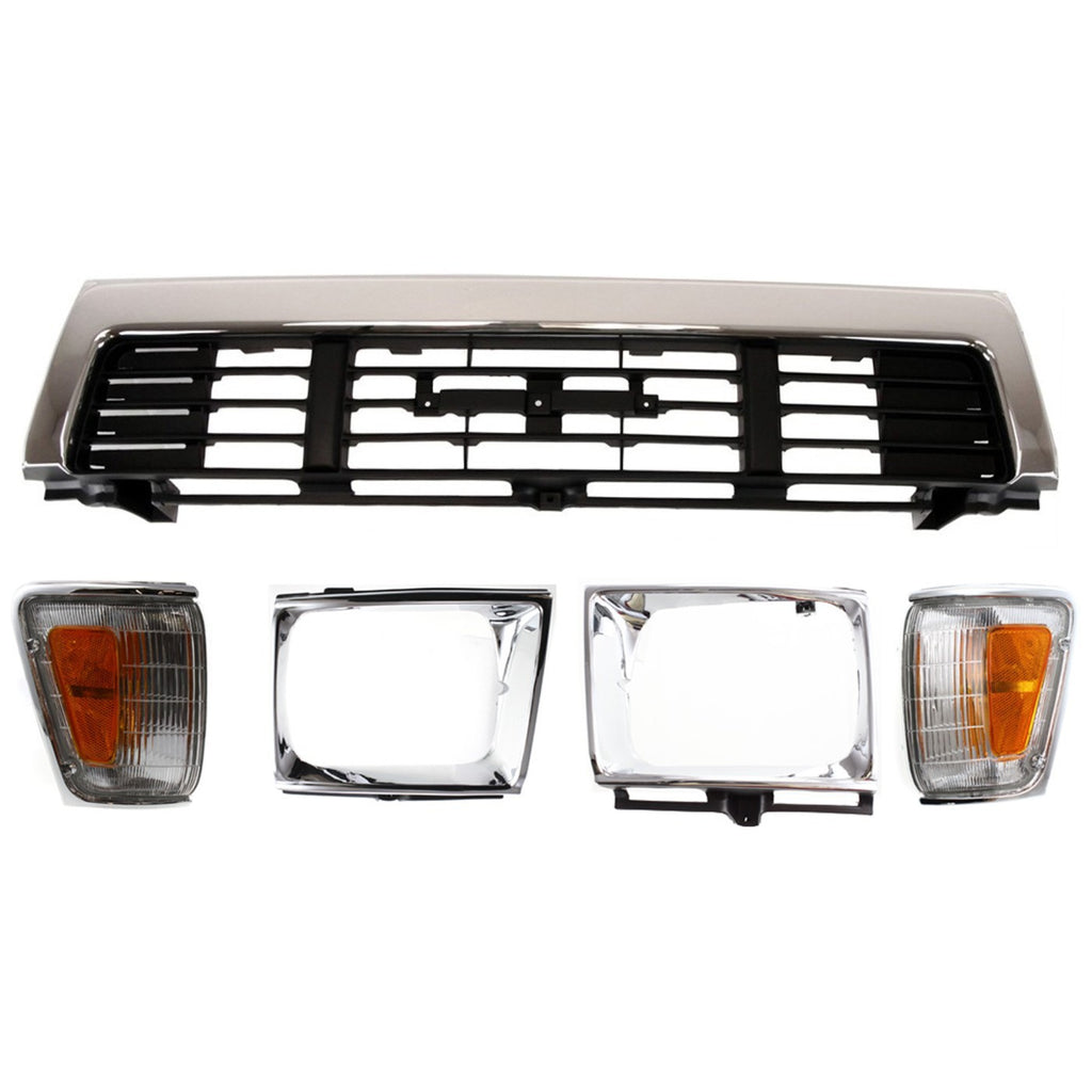 1989-1991 Toyota Pickup Grille - Front, Assembly, 4WD (5311189138)