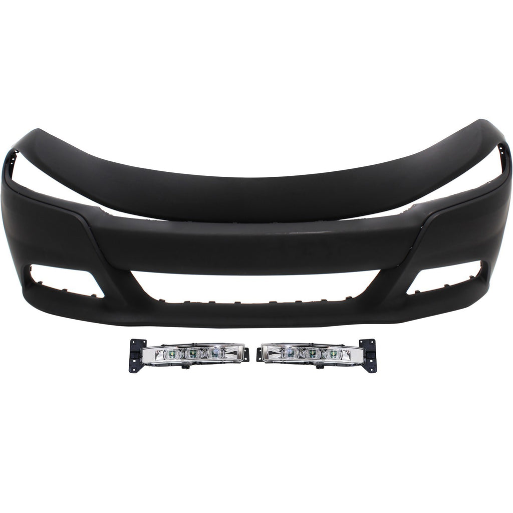 2015-2023 Dodge Charger Bumper Cover - Front, Primed (68267765AC)