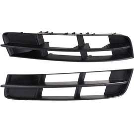 2010-2015 Audi Q7 Bumper Grille - Left & Right, Textured Black