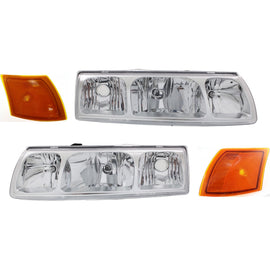 2005 Saturn Vue Headlights - Left & Right, w/ Bulbs (22730382)