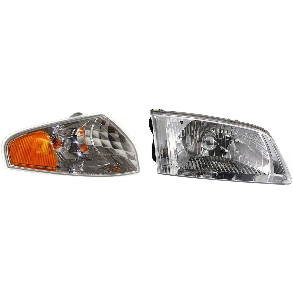 2000-2002 Mazda 626 Headlight - Passenger Side (GG2A51030B)