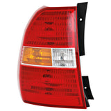 Halogen Tail Light For 2005-10 Kia Sportage Type 1 Left Ambr/Clr/Red w/Bulb CAPA