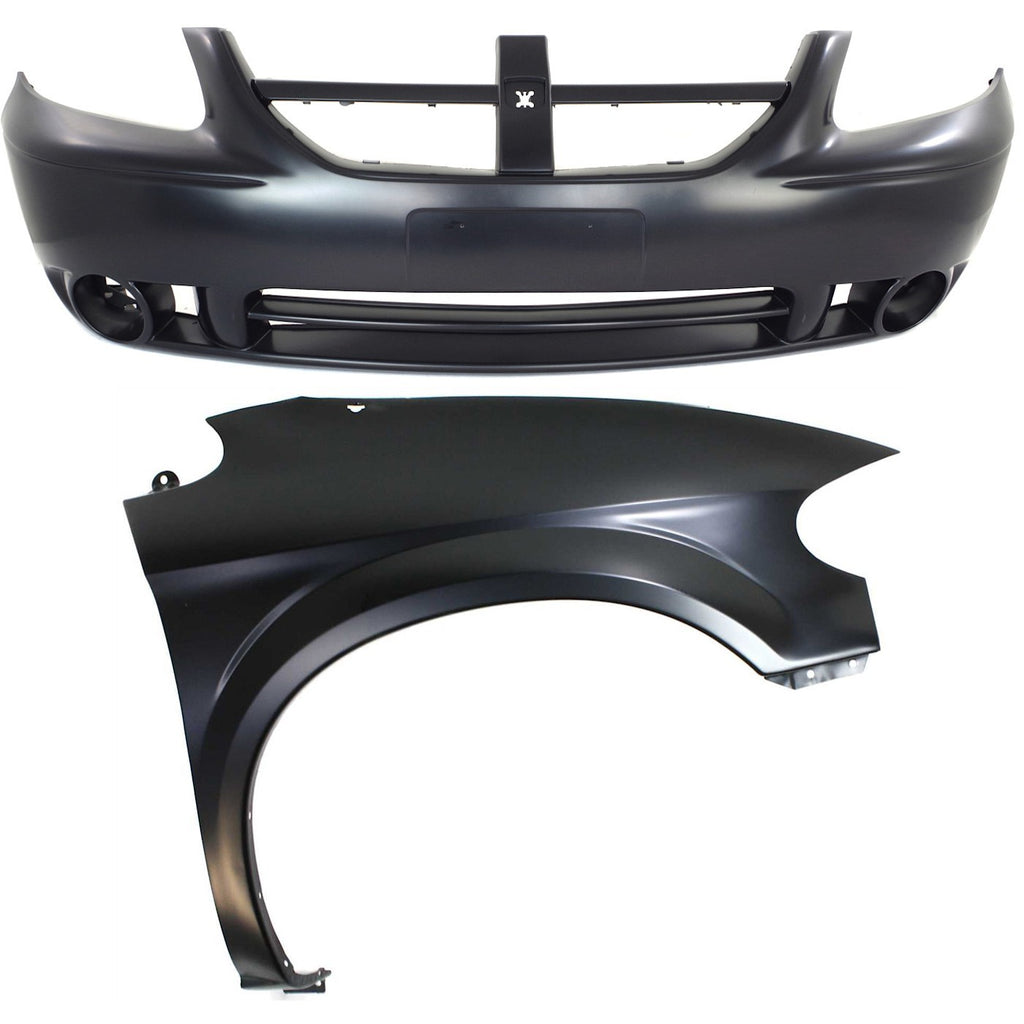 2005-2007 Dodge Caravan & Grand Caravan Fender - Front (5139118AA)