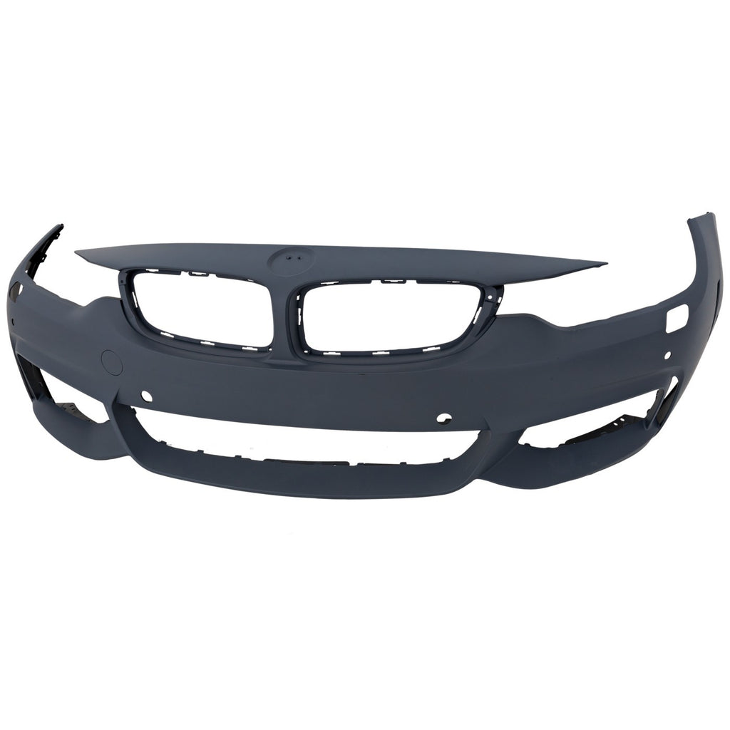 2014-2020 BMW 4 Series Bumper Cover - Front, Primed, CAPA Certified (51118061928)
