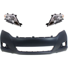 Load image into Gallery viewer, 2009-2015 Toyota Venza Bumper Cover - Halogen, 3-Piece, w/ Bulbs (811100T020)