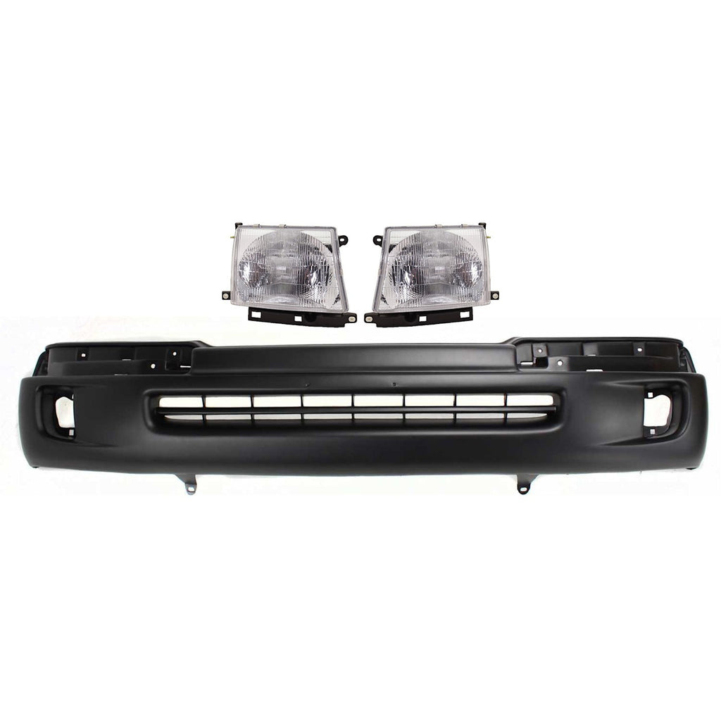 1998-2000 Toyota Tacoma Bumper Covers - Front (5391104090PFM)