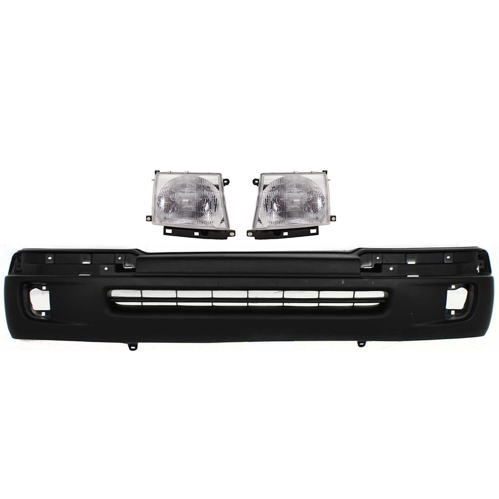 1998-2000 Toyota Tacoma Bumper Cover - Front, 4WD (5391104090)