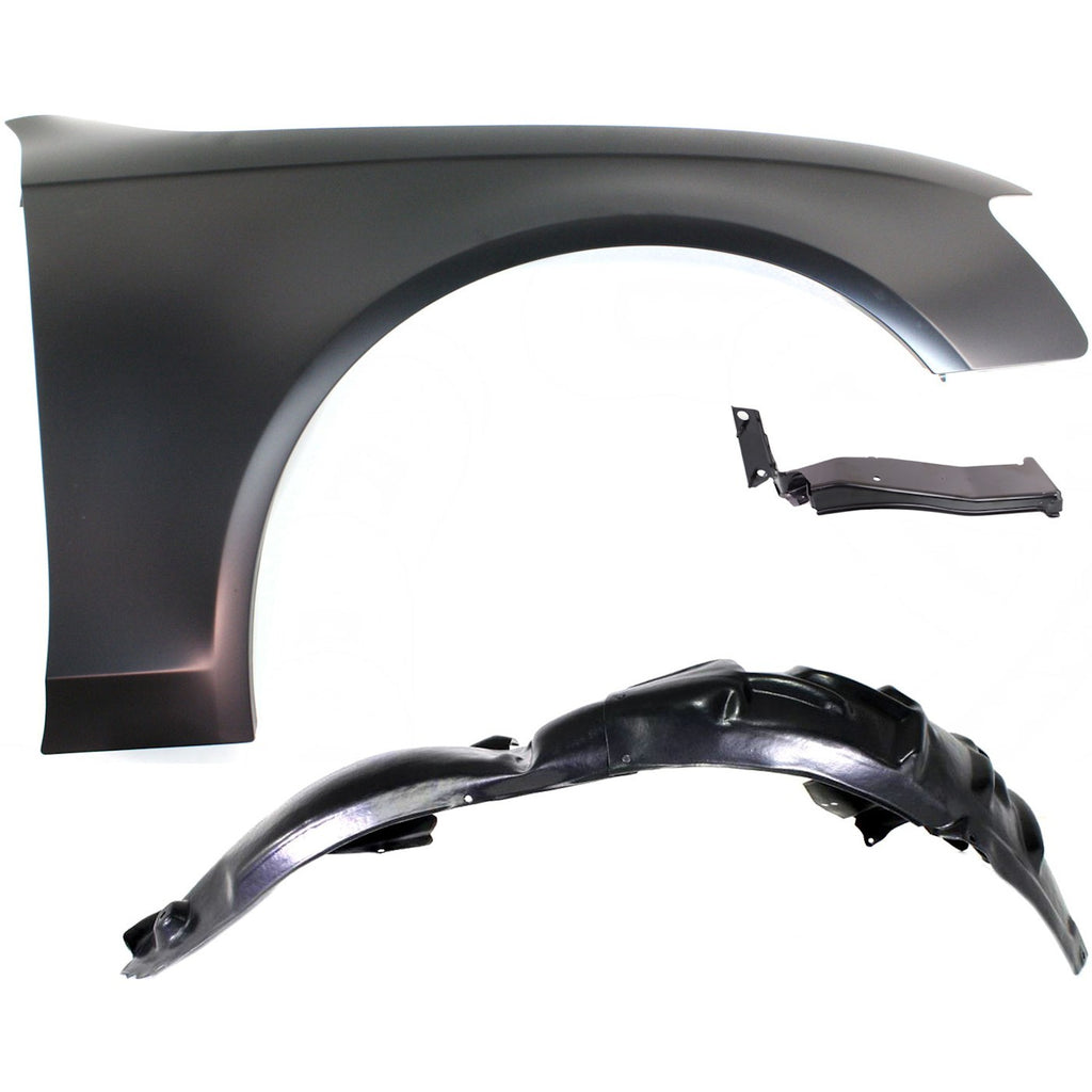 2009-2012 Audi A4, A4 Quattro & S4 Fender Support - Front, Right (8K0821136M)