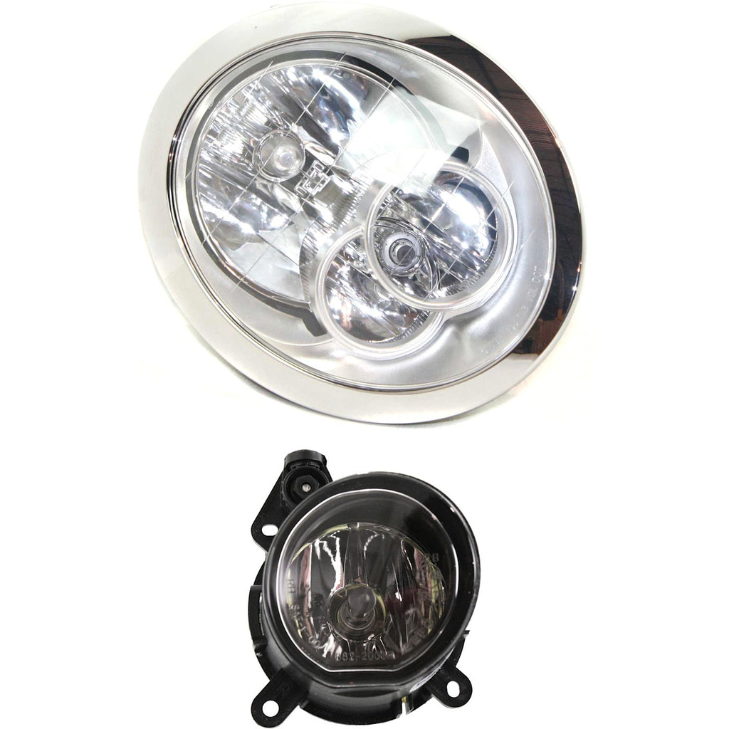 2005-2008 Mini Cooper Headlight - Passenger Side (63127198734)