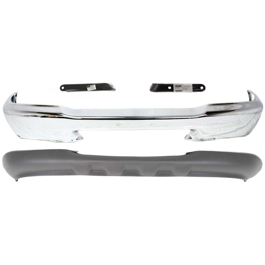 1999-2000 Ford Ranger Bumper - Front, Chrome (XL5Z17757BA)
