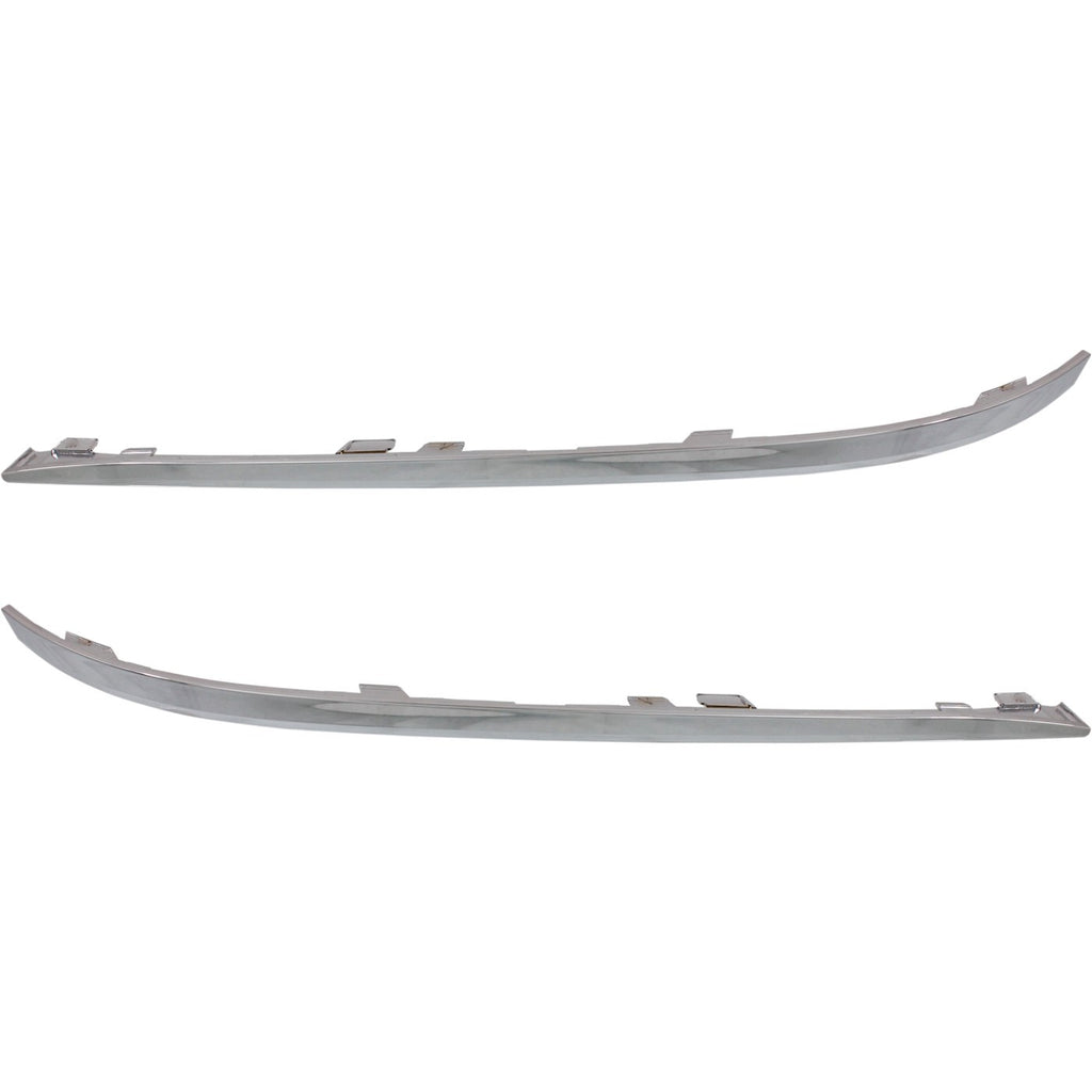 2013-2015 BMW 7 Series New Set of 2 Bumper Face Bar Trims Molding Step Pads 740 760 750 LH & RH Pair