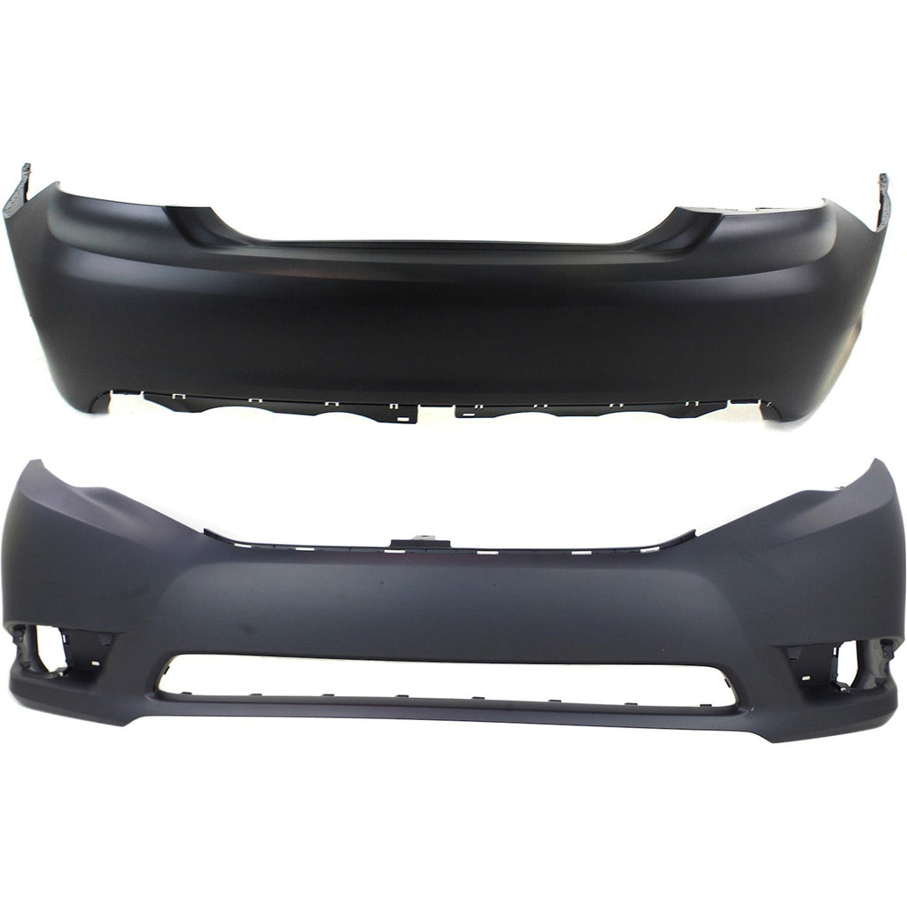 2011-2012 Toyota Avalon Bumper Covers - Front & Rear, CAPA Certified (5211907909)