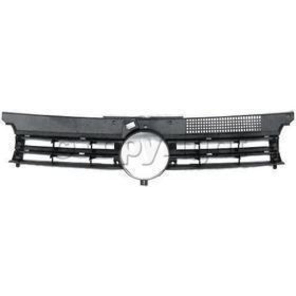 1999-2007 Volkswagen GTI & Golf Grille Shell - Black Plastic (16590178)